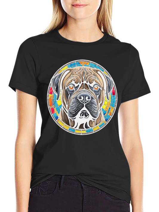 Dog Breed Circle Graphic Tee - Modern Animal Lover Shirt