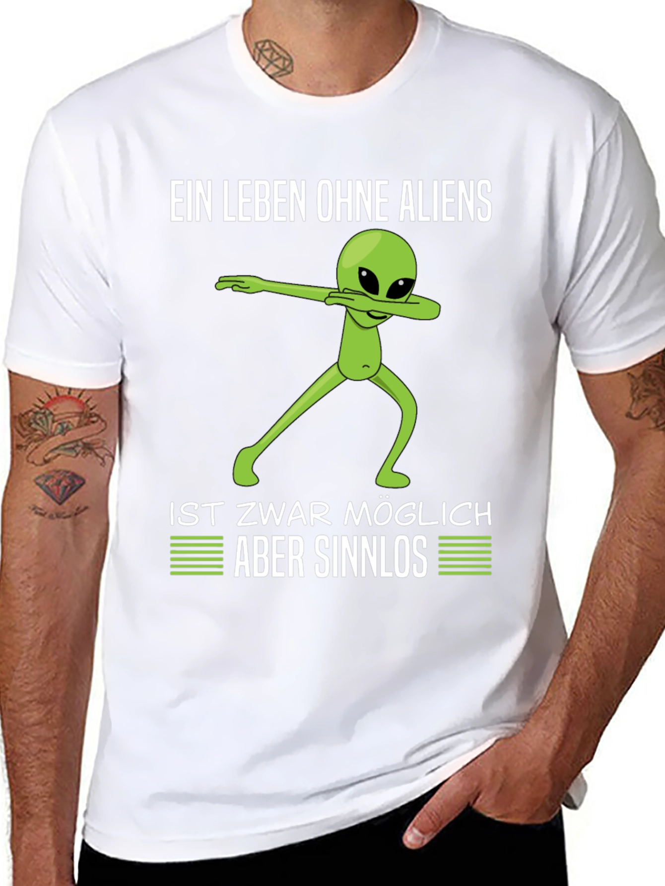 Alien Dab T-Shirt - Life Without Aliens Is Pointless