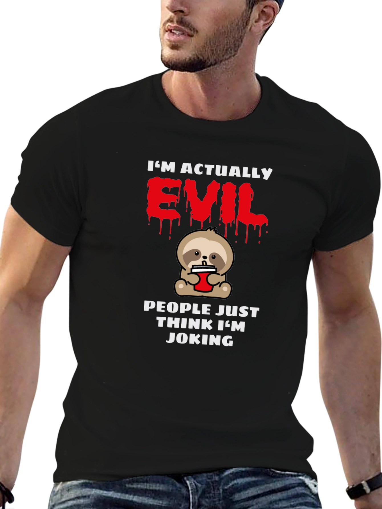 Im Actually Evil Sloth T-Shirt