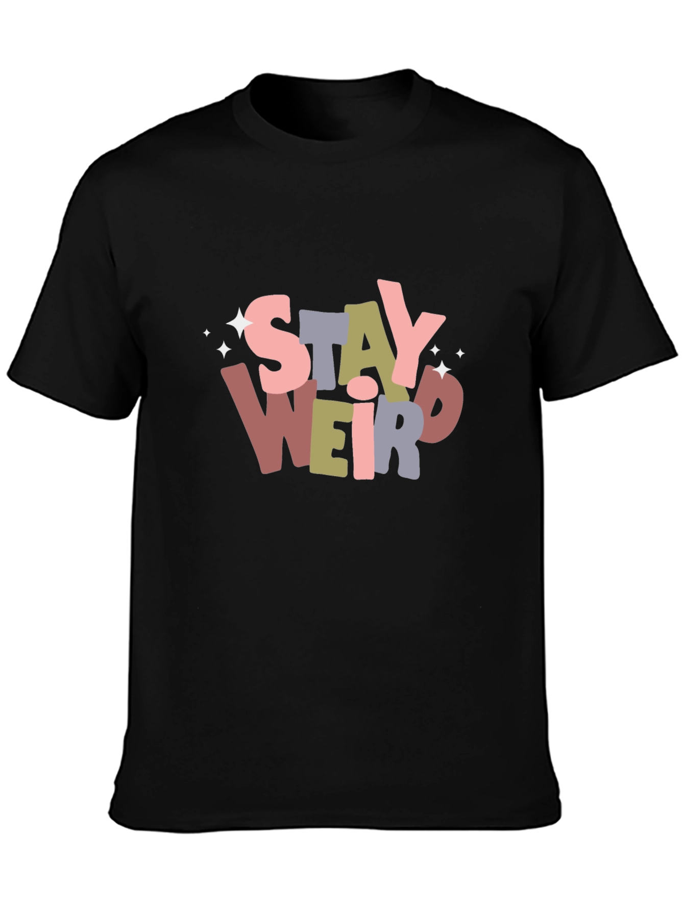 Stay Weird Graphic Tee - Unisex Softstyle T-Shirt