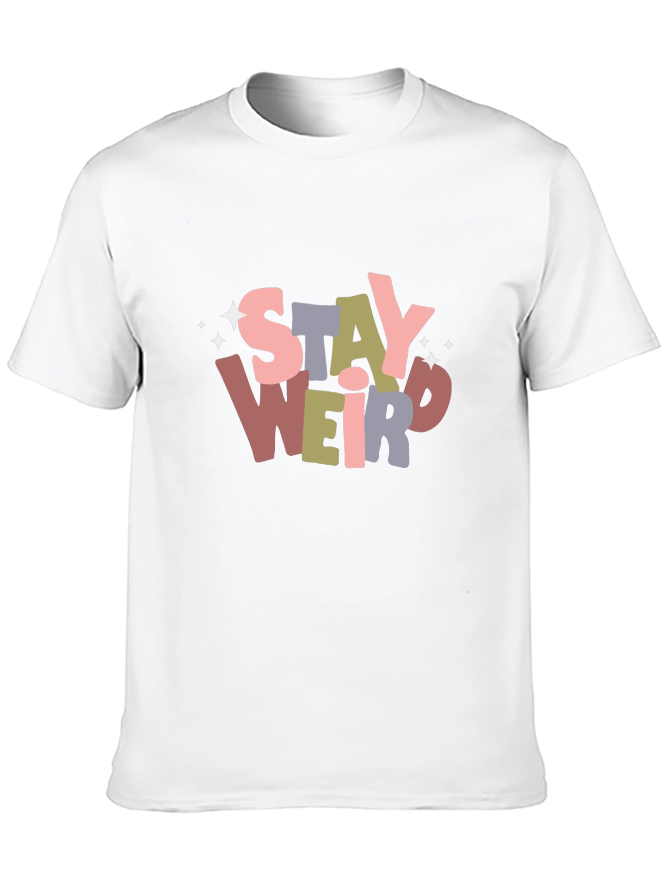 Stay Weird Graphic Tee - Unisex Softstyle T-Shirt