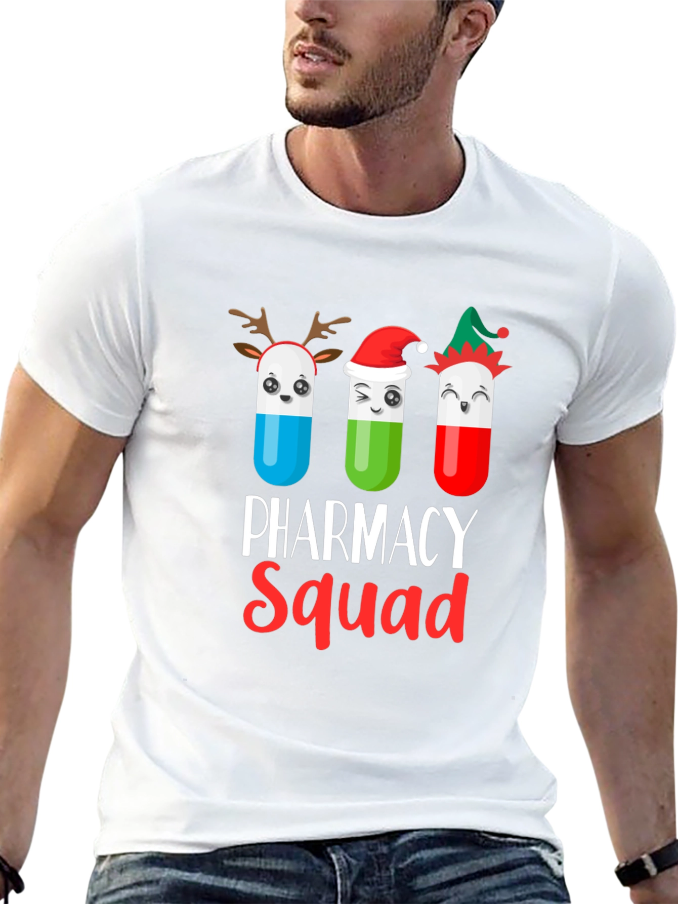 Pharmacy Squad Holiday T-Shirt - Novelty Design