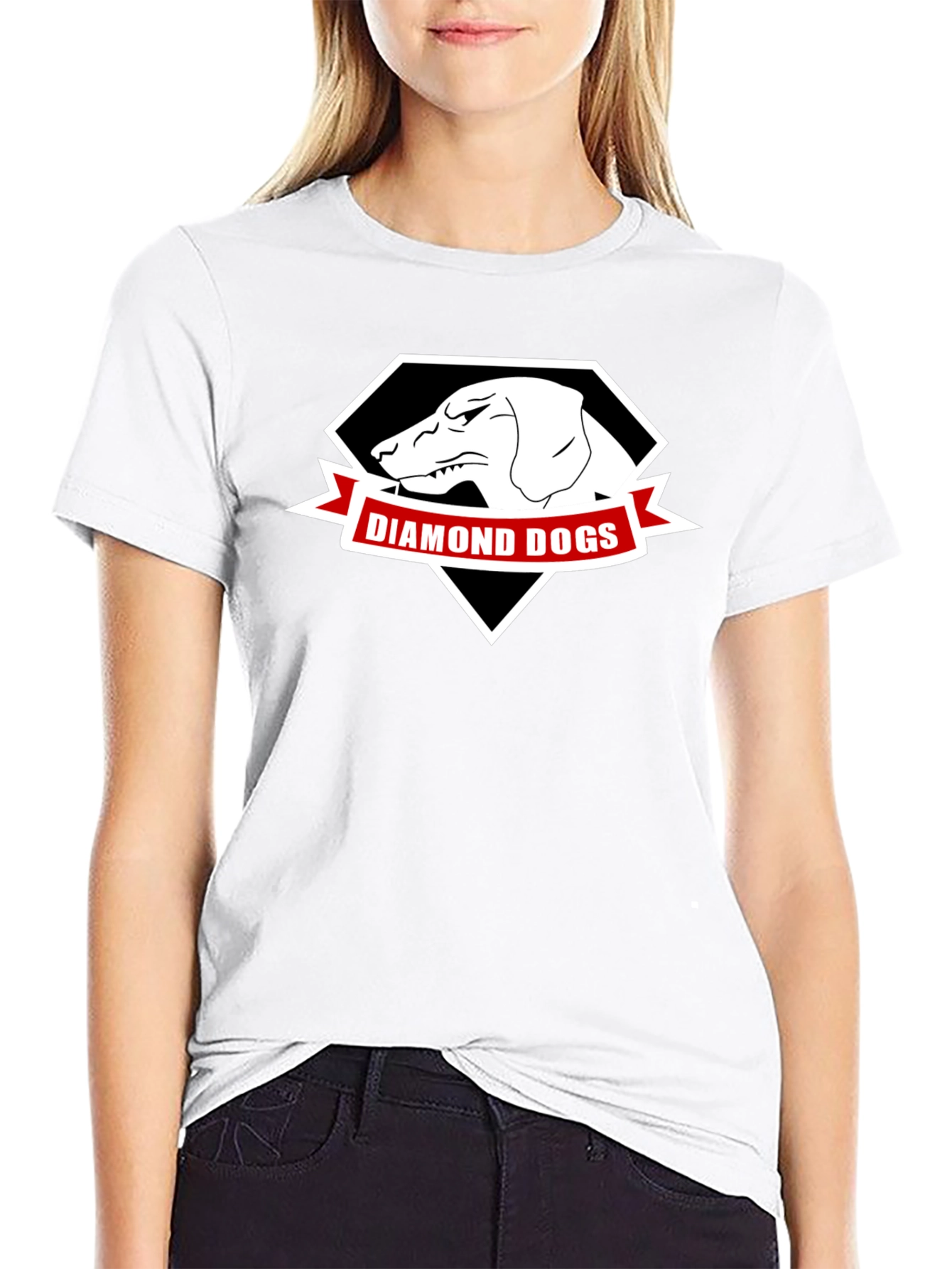 Diamond Dogs Graphic T-Shirt - Black Cotton Tee