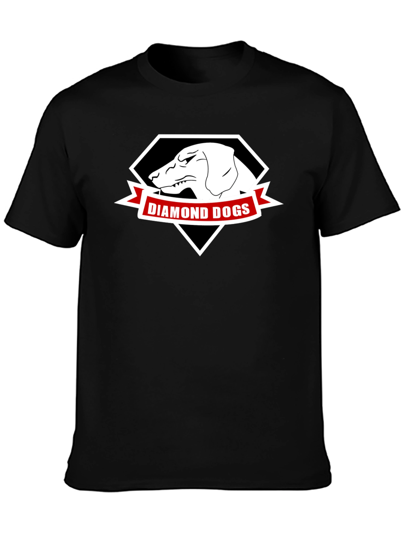 Diamond Dogs Graphic T-Shirt - Black Cotton Tee