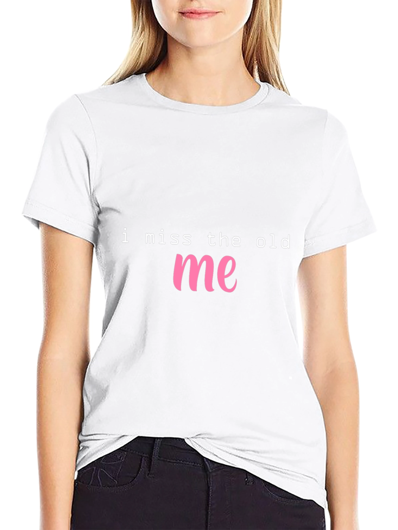 I Miss The Old Me Graphic T-Shirt - Black