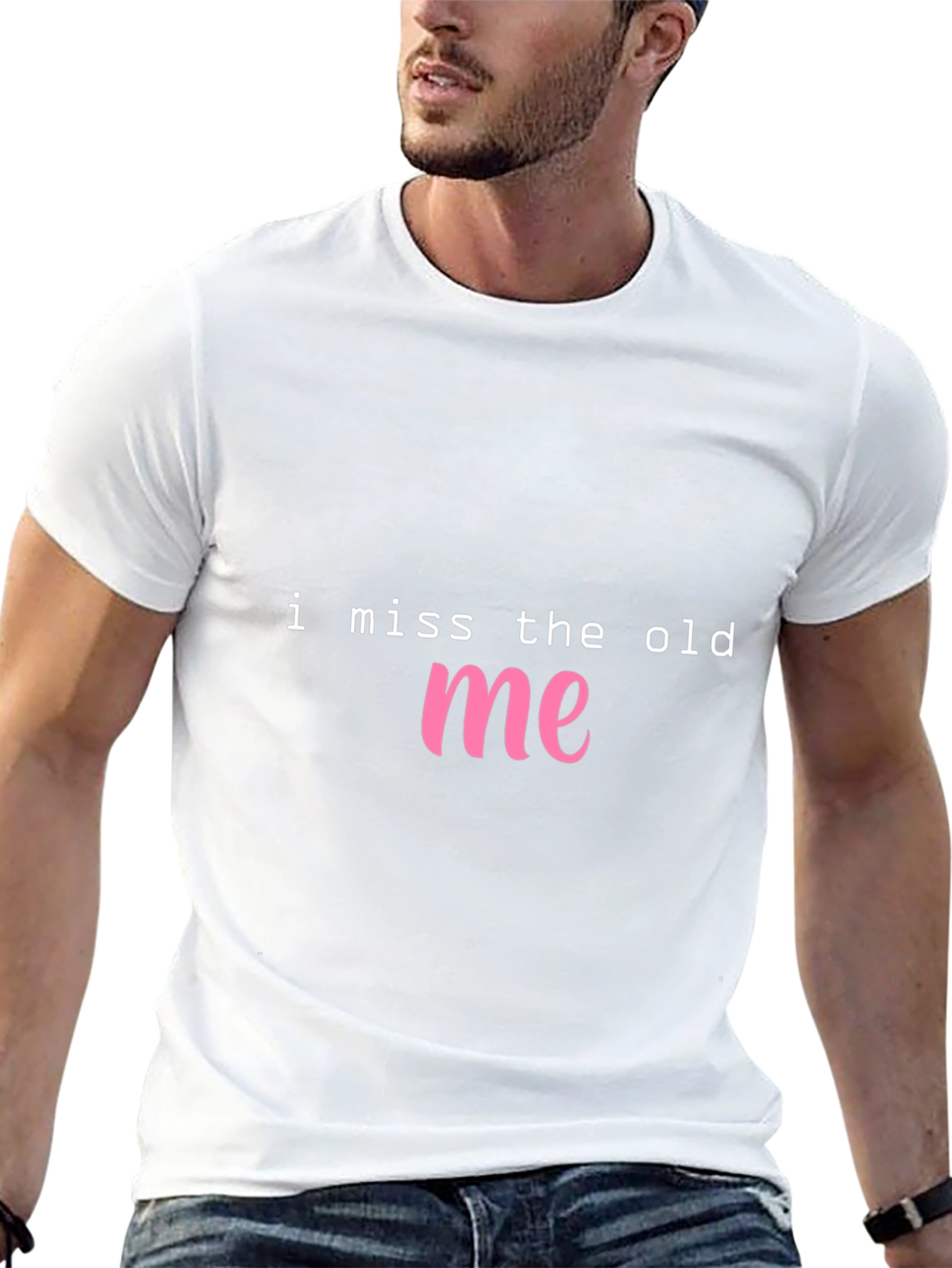 I Miss The Old Me Graphic T-Shirt - Black