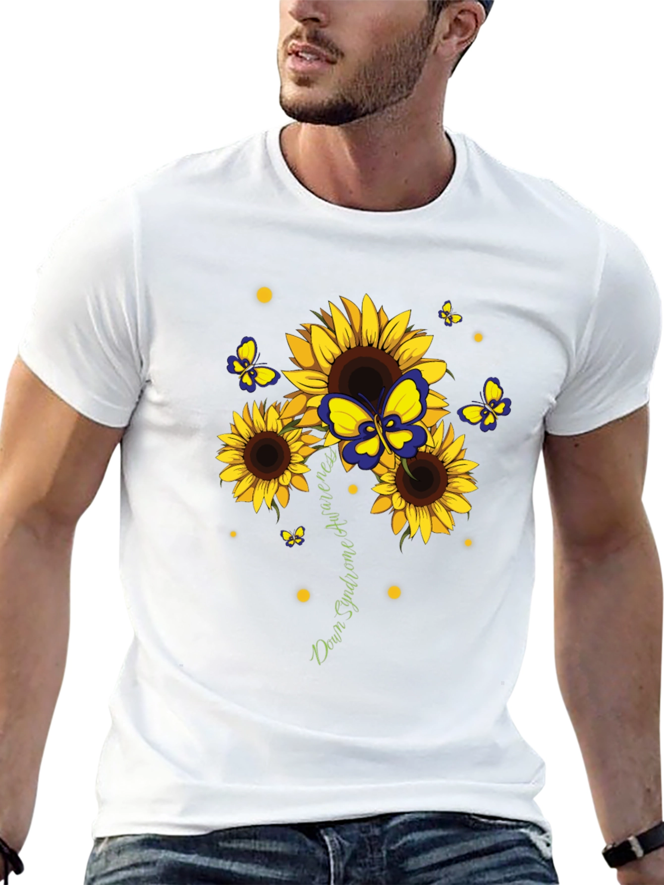 Down Syndrome Awareness Sunflower T-Shirt